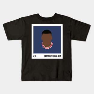 Georginio Wijnaldum Minimalistic Camera Film Kids T-Shirt